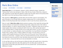 Tablet Screenshot of mariobrosonline.net